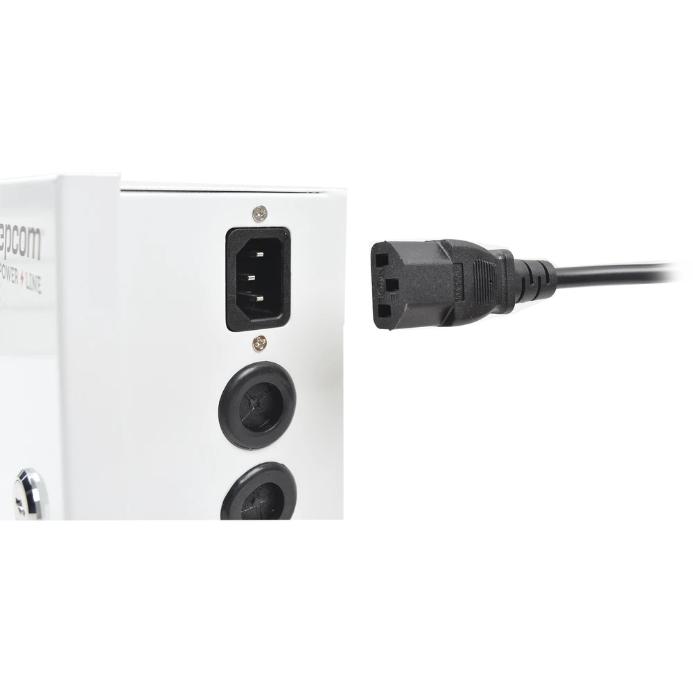 FUENTE DE ALIMENTACIÓN PROFESIONAL DE 24 VCA @ 8 AMPER, PARA 8 CÁMARAS, VOLTAJE DE ENTRADA : 96-264 VCA-Energía-EPCOM POWERLINE-Bsai Seguridad & Controles