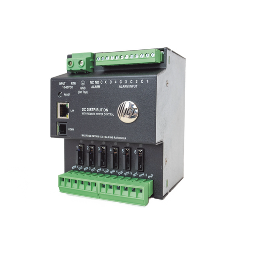 FUENTE DE DISTRIBUCIÓN DE 6 SALIDAS, CONTROL Y MONITOREO ETHERNET, VO: 10-60V DC, PARA MONTAJE EN RIEL DIN-Networking-ICT-ICTDINPDU6-Bsai Seguridad & Controles