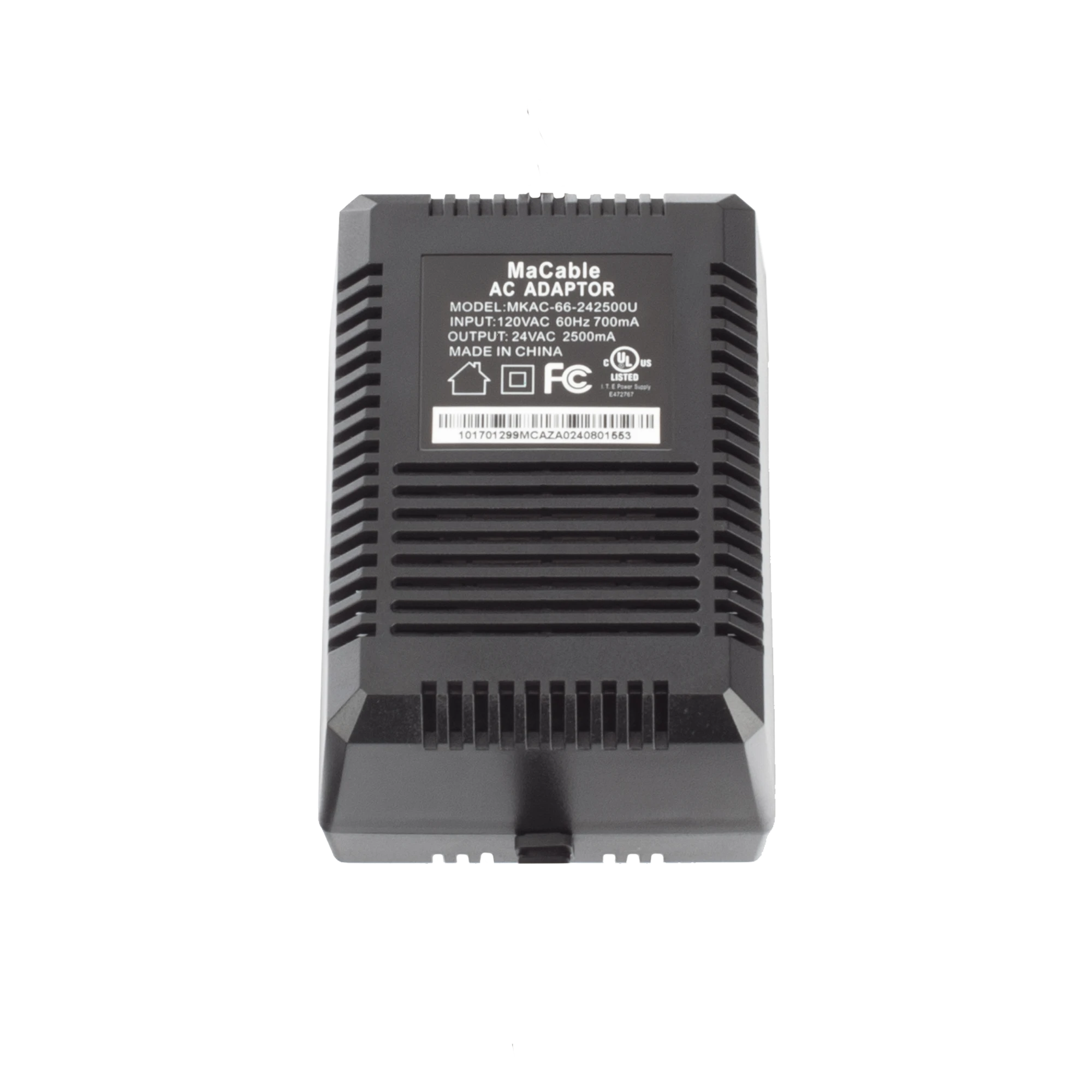 FUENTE DE PODER / 24 VCA / 2.5 AMP (60 VA) / MULTIPLES USOS / RECOMENDADO PARA PTZ TURBOHD E IP / INTERIOR-Energía-HIKVISION-Bsai Seguridad & Controles