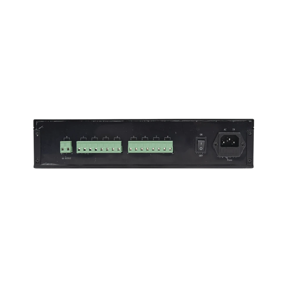 FUENTE DE PODER GRADO INDUSTRIAL DE 11 - 15 VCD @ 10 AMPER, PARA 9 CÁMARAS, PARA RACK, CON VOLTAJE DE ENTRADA DE 110-240 VCA-Energía-EPCOM POWER LINE-Bsai Seguridad & Controles