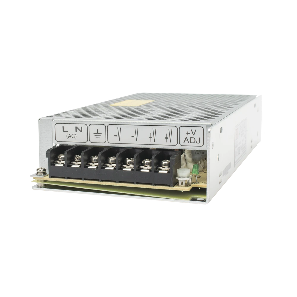 FUENTE DE PODER INDUSTRIAL CONMUTADA 150W DE POTENCIA, 24VCC, 6.5A-Energia-MEANWELL-Bsai Seguridad & Controles