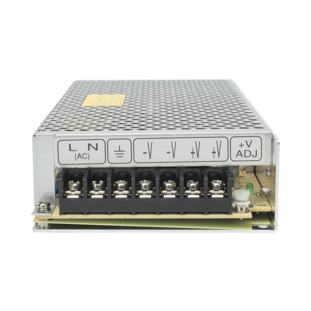 FUENTE DE PODER INDUSTRIAL CONMUTADA 150W DE POTENCIA, 24VCC, 6.5A-Energia-MEANWELL-Bsai Seguridad & Controles