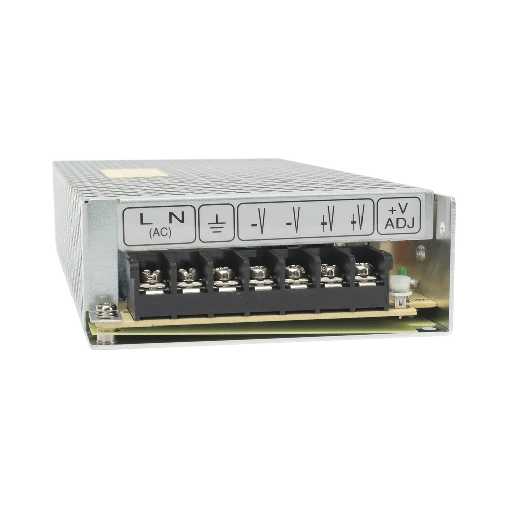 FUENTE DE PODER INDUSTRIAL CONMUTADA 150W DE POTENCIA, 24VCC, 6.5A-Energia-MEANWELL-Bsai Seguridad & Controles