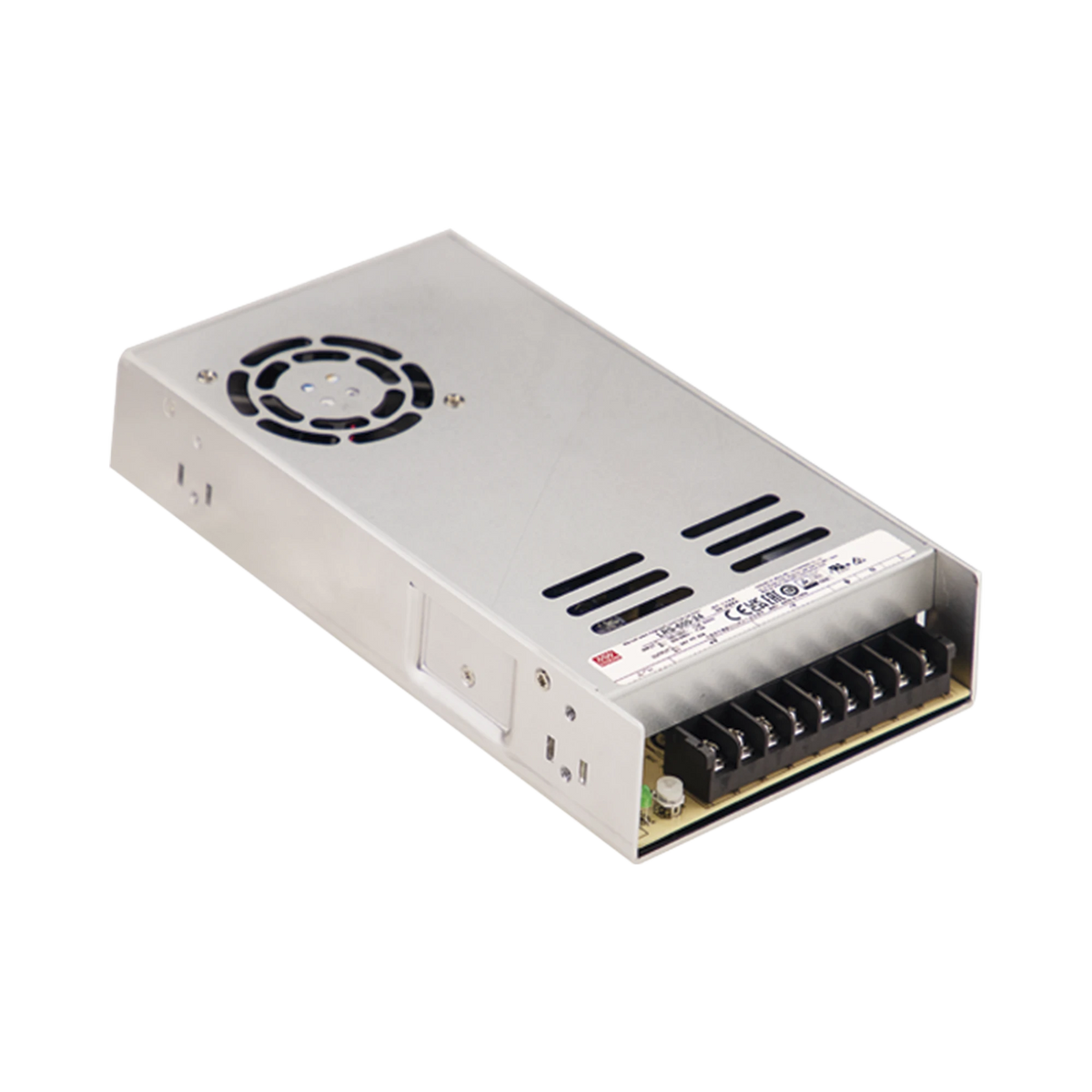 FUENTE DE PODER INDUSTRIAL CONMUTADA 600W DE POTENCIA, 24VCC, 25A-Fuentes de Poder-MEANWELL-LRS60024-Bsai Seguridad & Controles