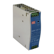 FUENTE DE PODER INDUSTRIAL DE 120 W, SALIDA 12 VCD, ENTRADA 90~264 VCA, PARA MONTAJE EN RIEL DIN,-Fuentes de Alimentación-MEANWELL-Bsai Seguridad & Controles
