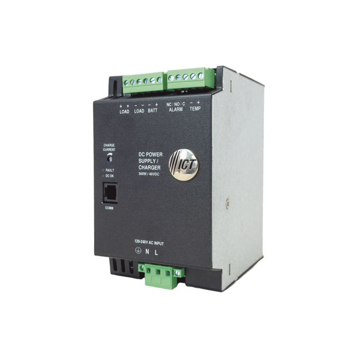 FUENTE DE PODER INDUSTRIAL DE 480W, SALIDA 24 VCC, PARA MONTAJE EN RIEL DIN-Networking-ICT-ICT36024DIN-Bsai Seguridad & Controles