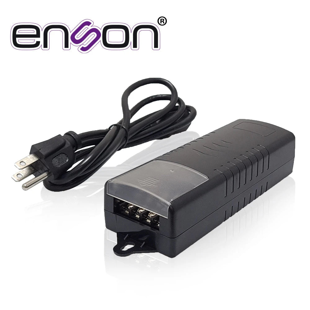 FUENTE DE PODER PARA CAMARA ENSON PS-1254 12V 5AMP CERTIFICACION UL CON CONEXIÓN DE TORNILLO POR CABLE PARA 4 CANALES-Fuentes de Alimentación-ENSON-Bsai Seguridad & Controles
