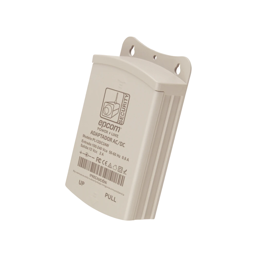 FUENTE DE PODER PARA EXTERIOR 12 VCD @ 2A, 1 SALIDA; VOLTAJE DE ENTRADA DE 100-240 VCA-Fuentes de Alimentación-EPCOM POWERLINE-Bsai Seguridad & Controles