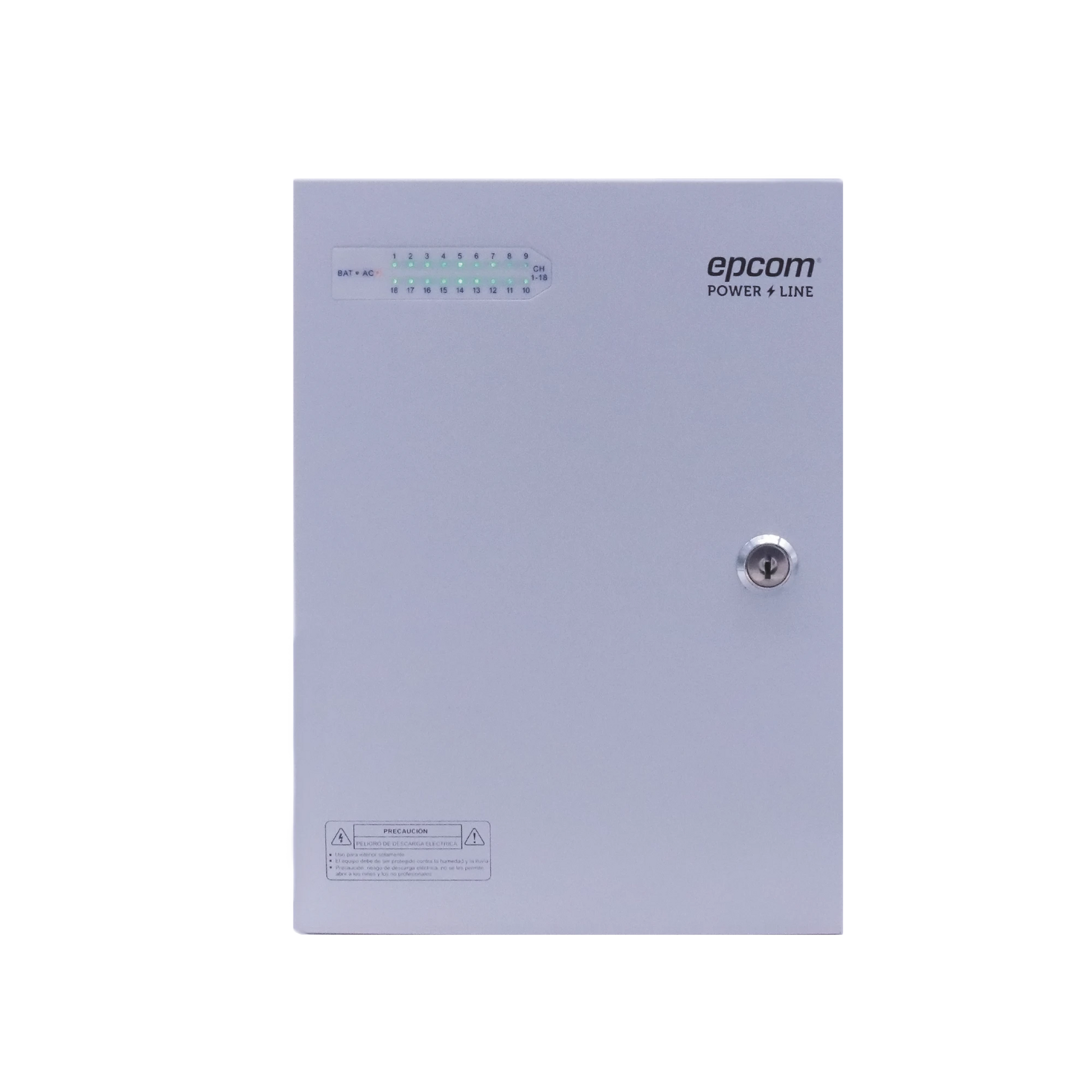 FUENTE DE PODER PROFESIONAL 11-15 V / 18 CANALES / 30 A / HASTA 1.85 AMPERES POR SALIDA / PROTECCIÓN CONTRA OV, OC, SC, / FILTRO DE RUIDO POR CANAL-Energía-EPCOM POWERLINE-Bsai Seguridad & Controles