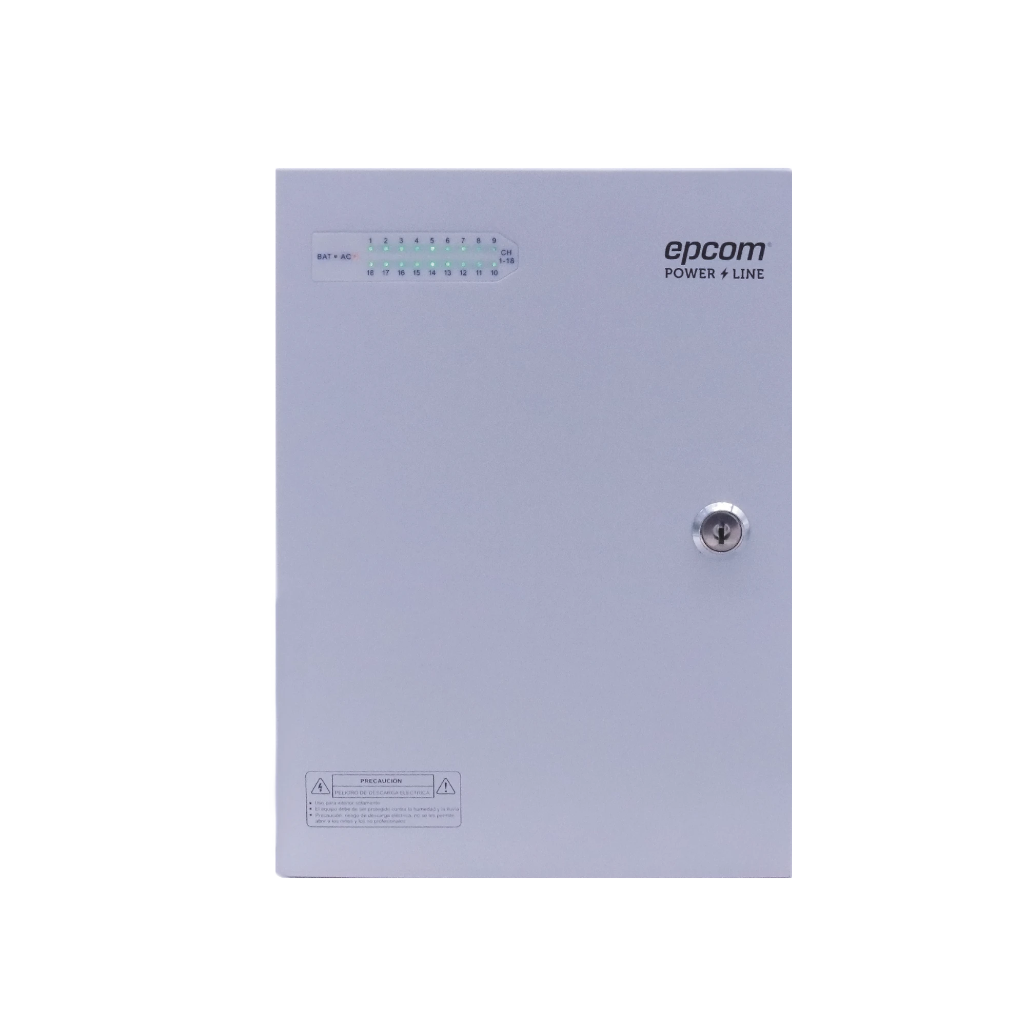 FUENTE DE PODER PROFESIONAL 11-15 V / 18 CANALES / 30 A / HASTA 1.85 AMPERES POR SALIDA / PROTECCIÓN CONTRA OV, OC, SC, / FILTRO DE RUIDO POR CANAL-Energía-EPCOM POWERLINE-Bsai Seguridad & Controles