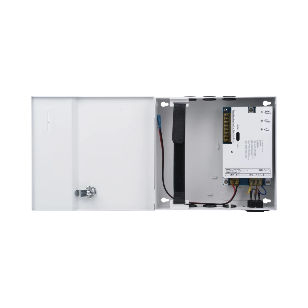 FUENTE DE PODER PROFESIONAL DE 11-15 VCC @ 3 A, 1 SALIDA CON TEMPORIZADOR INTEGRADO; CON CAPACIDAD DE BATERÍA DE RESPALDO,VOLTAJE DE ENTRADA : 96-264 VCA-Fuentes de Alimentación-EPCOM POWERLINE-Bsai Seguridad & Controles