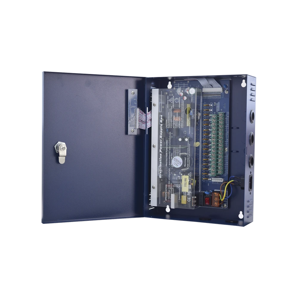 FUENTE DE PODER PROFESIONAL DE 12-14.8 VCD @ 16 AMPER ; PARA 16 CÁMARAS , VOLTAJE DE ENTRADA : 96-264 VCA-Energía-EPCOM POWERLINE-Bsai Seguridad & Controles