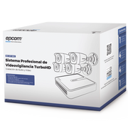 KIT TURBOHD 1080P LITE / DVR 4 CANALES / 4 CÁMARAS 2MP CON MICROFONO / 4 CABLES 18 MTS / FUENTE DE PODER PROFESIONAL-Kits Sistemas Completos-EPCOM PROFESSIONAL-Bsai Seguridad & Controles