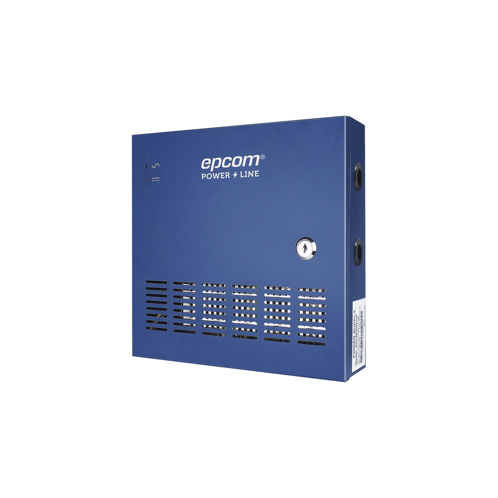 FUENTE DE PODER PROFESIONAL HEAVY DUTY DE 11 - 15 VCD @ 30 AMPER, PARA 18 CÁMARAS, CON VOLTAJE DE ENTRADA DE: 110-220 VCA-Energía-EPCOM POWERLINE-Bsai Seguridad & Controles