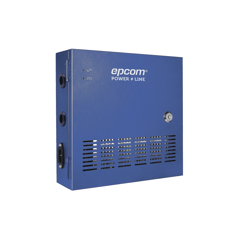 FUENTE DE PODER PROFESIONAL HEAVY DUTY DE 11 - 15 VCD @ 30 AMPER, PARA 18 CÁMARAS, CON VOLTAJE DE ENTRADA DE: 110-220 VCA-Energía-EPCOM POWERLINE-Bsai Seguridad & Controles
