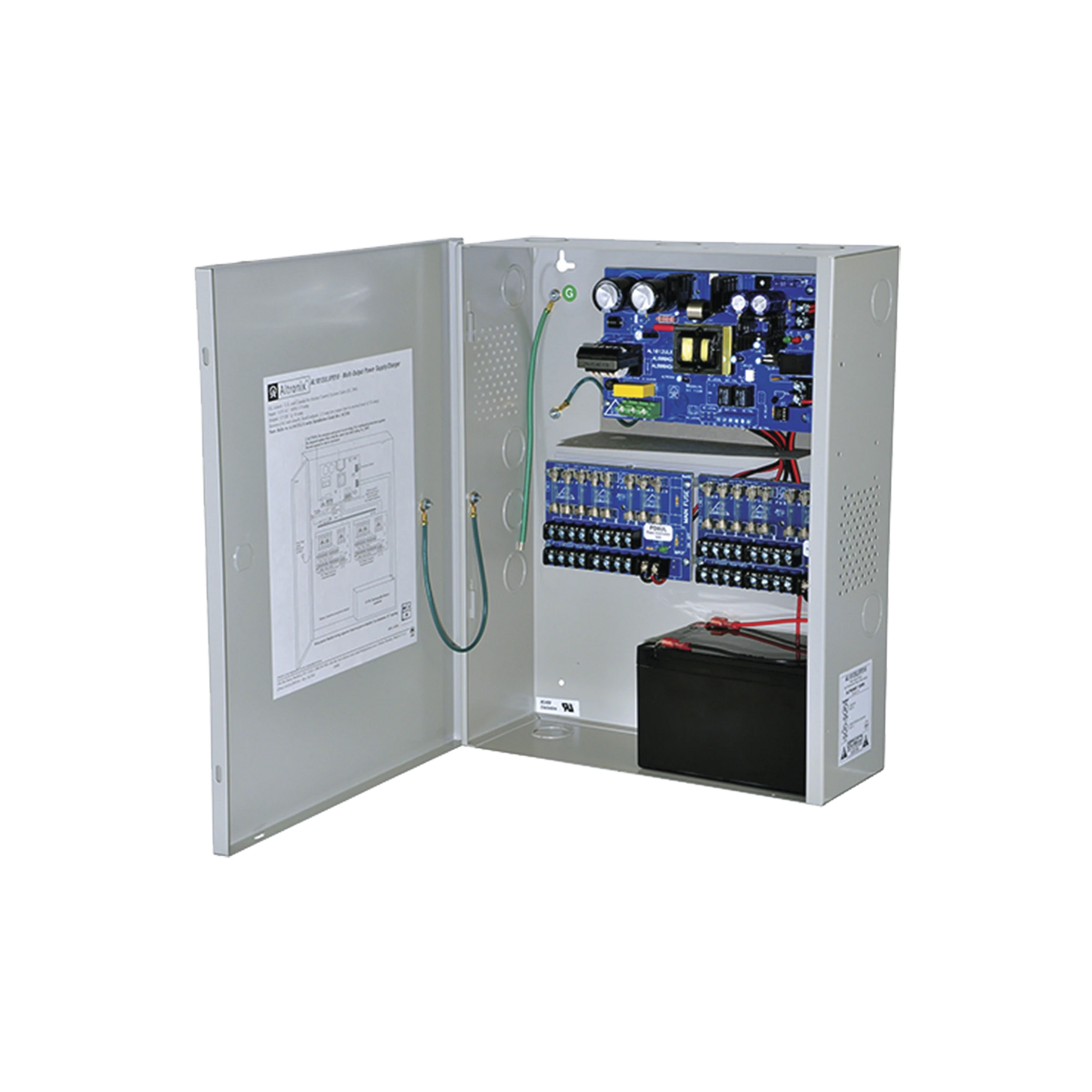 FUENTE DE PODER UL DE 16 SALIDAS CON RESPALDO DE BATERÍA.-Fuentes de Alimentación-ALTRONIX-Bsai Seguridad & Controles