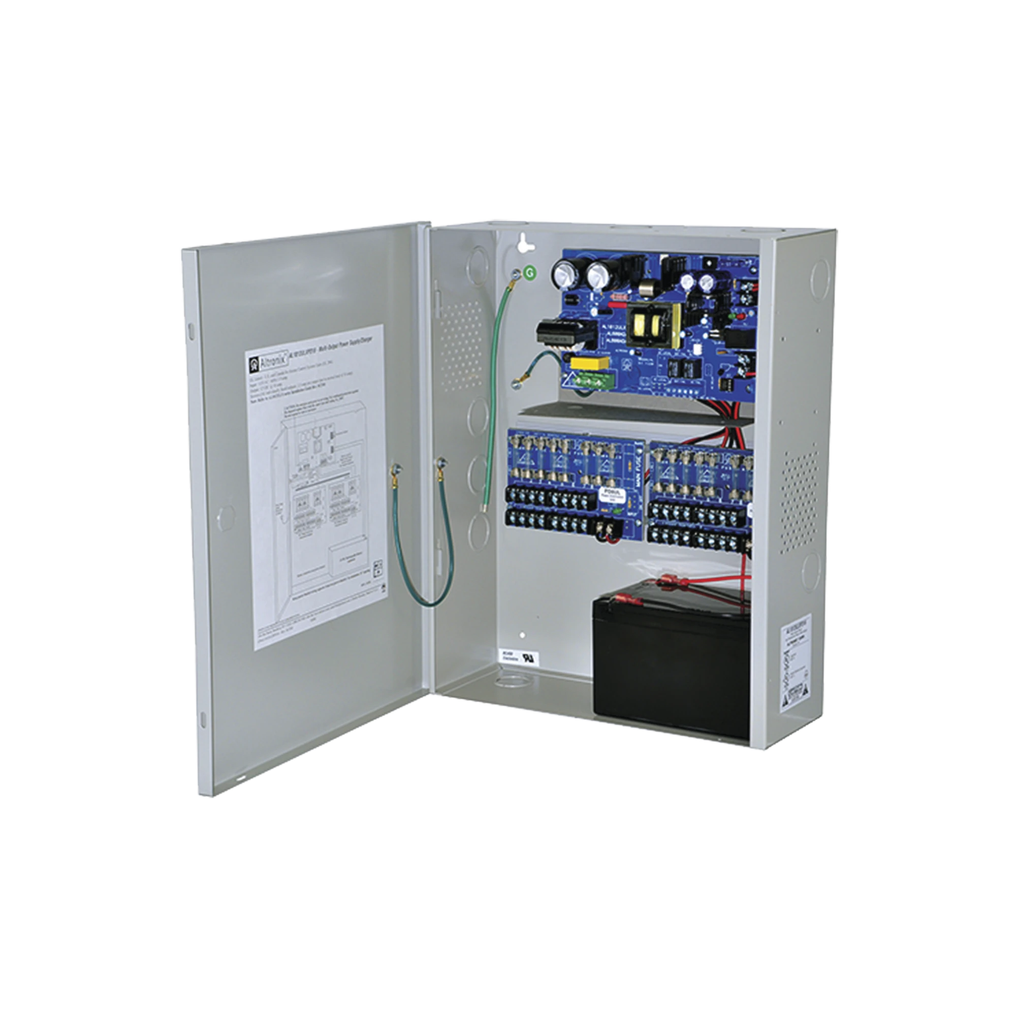 FUENTE DE PODER UL DE 16 SALIDAS CON RESPALDO DE BATERÍA.-Fuentes de Alimentación-ALTRONIX-Bsai Seguridad & Controles
