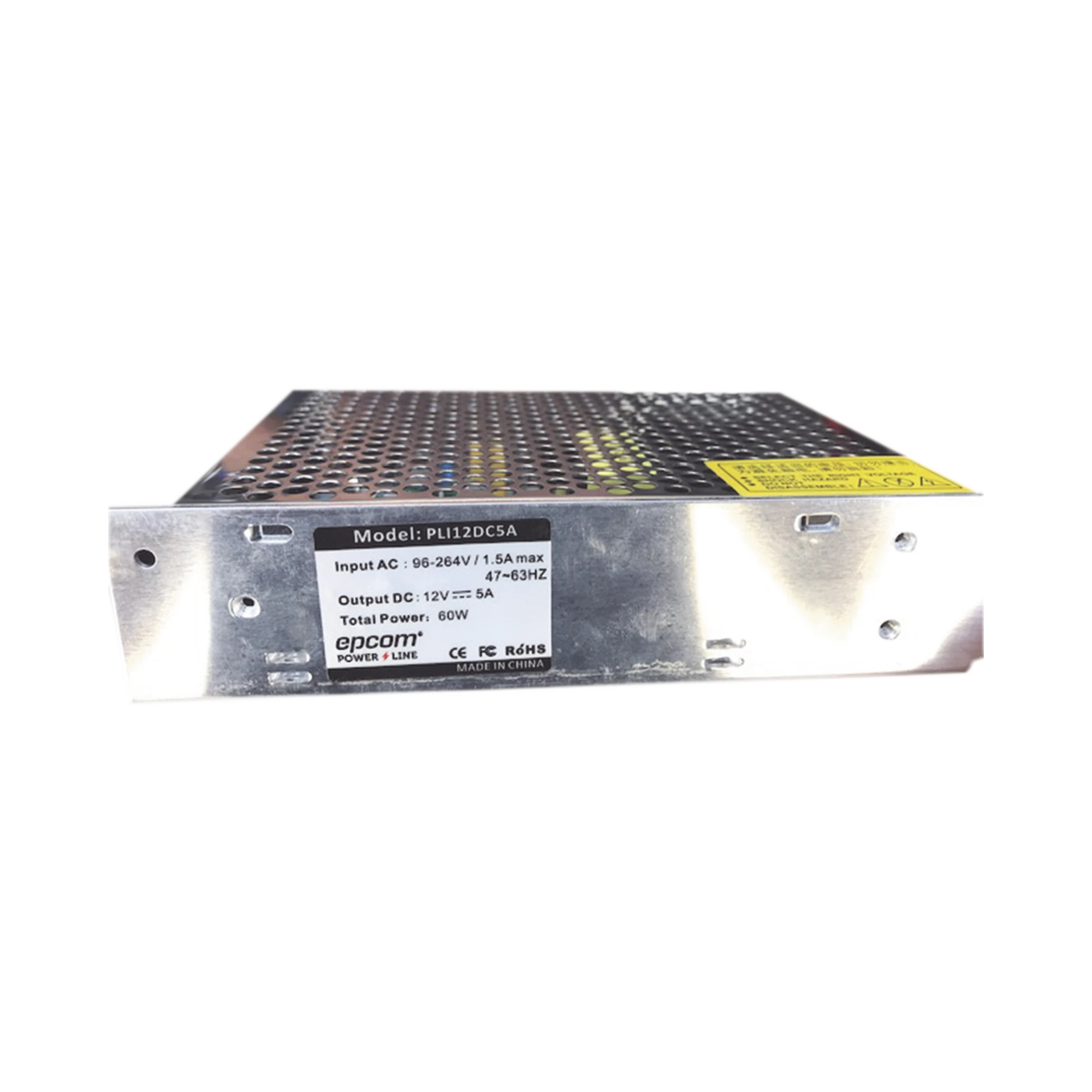 FUENTE INDUSTRIAL EPCOM POWER LINE 12 VCD 5AMPERES-Fuentes de Alimentación-EPCOM POWERLINE-Bsai Seguridad & Controles