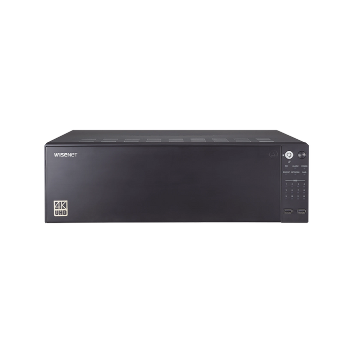 NVR DE 64 CANALES / SOPORTA GRABACIÓN HASTA 12MP / H.265 & WISESTREAM / CAPACIDAD DE PROCESAMIENTO 400MPBS / 4 PUERTOS DE RED / FUNCIÓN ARB Y FAILOVER-Cámaras IP-HANWHA TECHWIN WISENET-PRN-4011-Bsai Seguridad & Controles