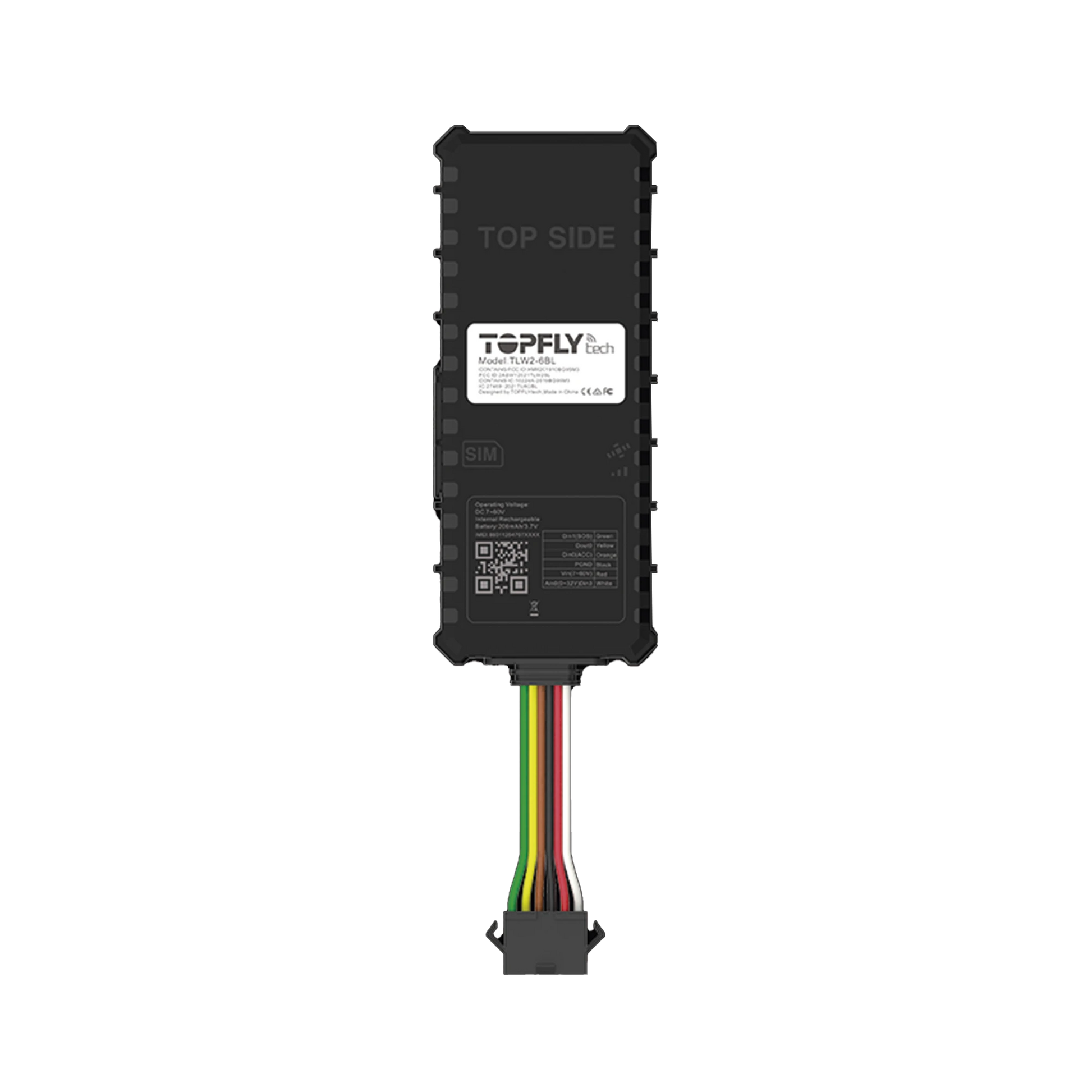 TECNOLOGÍA DE SEGUIMIENTO BÁSICO PARA VEHÍCULOS / RASTREADOR SATELITAL CON CONECTIVIDAD 4G LTE Y BLE / ALERTAS DE ENCENDIDO Y APAGADO DEL MOTOR / FUNCIÓN DE EMERGENCIA SOS-IoT, GPS y Telemática-TOPFLYTECH-Bsai Seguridad & Controles