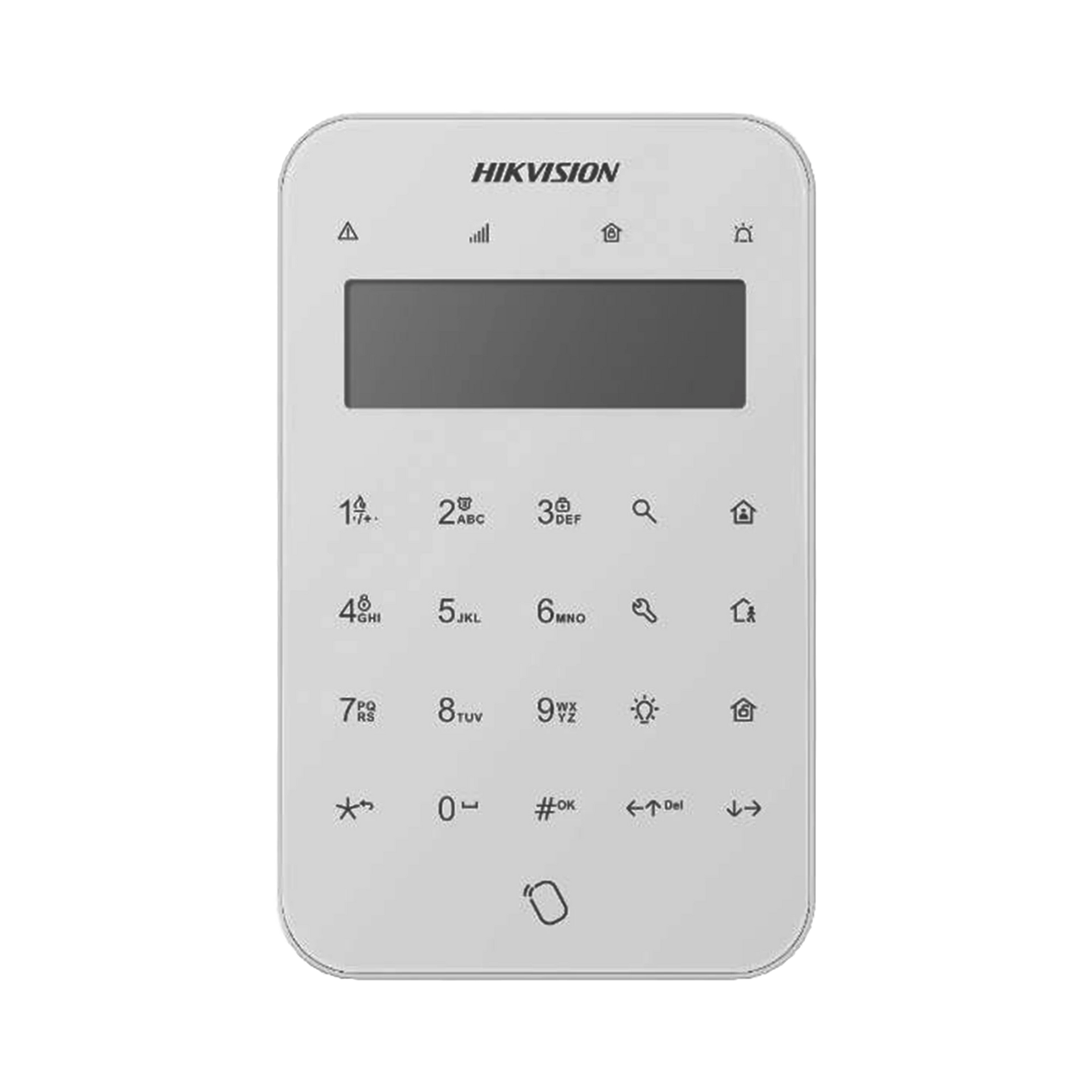 (AX PRO) TECLADO INALÁMBRICO CON PANTALLA LCD PARA ARMADO Y DESARMADO / FUNCIONES DE AUTOMATIZACIÓN PARA CONTROL DE RELEVADORES-Paneles de Alarma y Accesorios Hikvision-HIKVISION-Bsai Seguridad & Controles