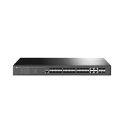 SWITCH DE FIBRA ÓPTICA OMADA SDN ADMINISTRABLE / 24 PUERTOS SFP 1GE / 4 PUERTOS COMBINADOS SFP+/RJ45 GIGABIT / 1 PUERTO CONSOLA RJ45 / 1 PUERTO CONSOLA MIRO-SUB / COMPATILE CON IPV6 / SILENCIOSO (SIN VENTILADORES) / FUNCIONES SFLOW, QINQ Y QOS-Networking-TP-LINK-Bsai Seguridad & Controles