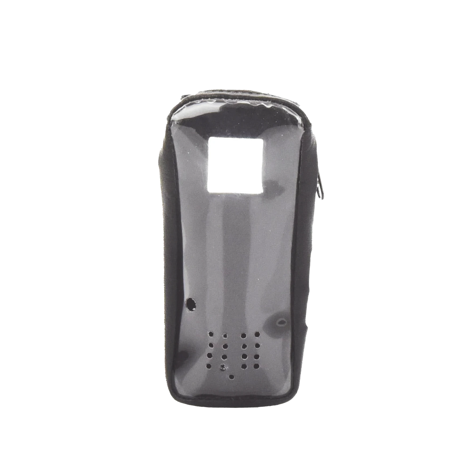 FUNDA DE PIEL REFORZADA, CON FRENTE TRANSPARENTE PARA SERIE SATELITAL IC-SAT100.-Accesorios para ICOM-SYSCOM-Bsai Seguridad & Controles