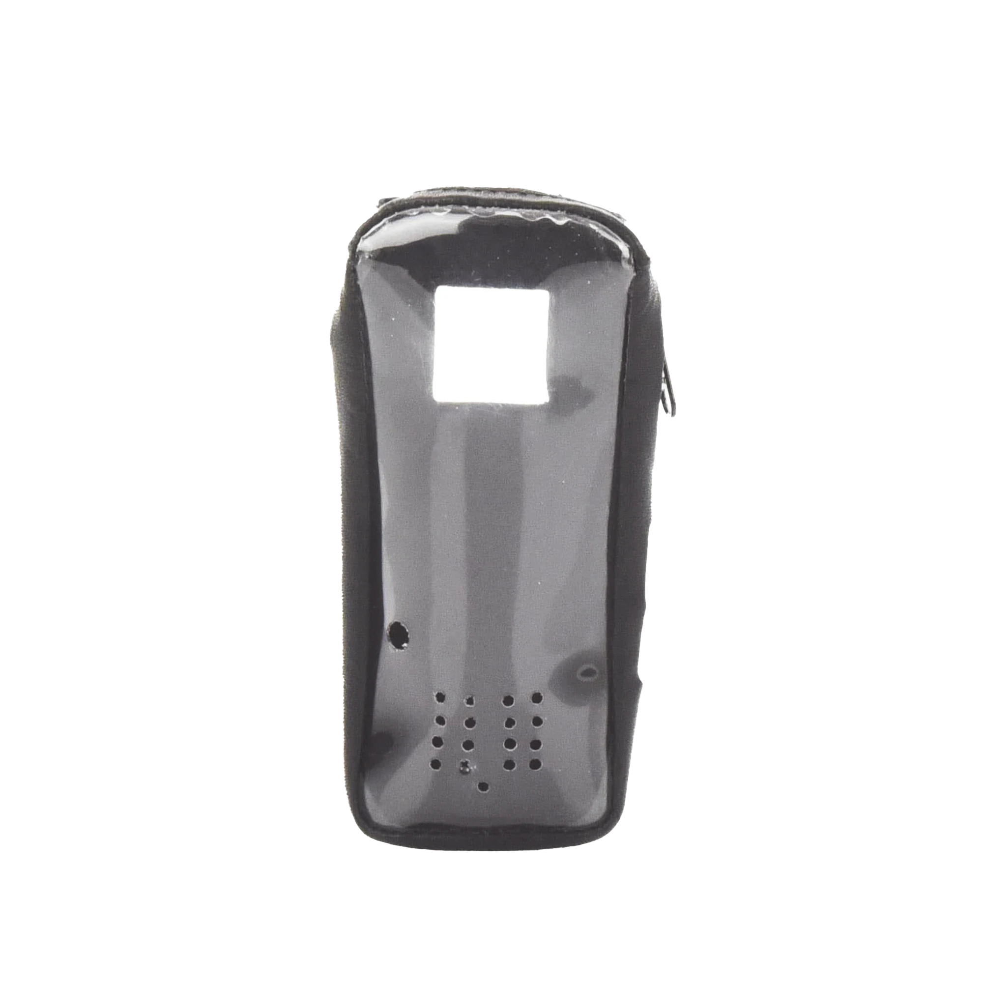 FUNDA DE PIEL REFORZADA, CON FRENTE TRANSPARENTE PARA SERIE SATELITAL IC-SAT100.-Accesorios para ICOM-SYSCOM-Bsai Seguridad & Controles