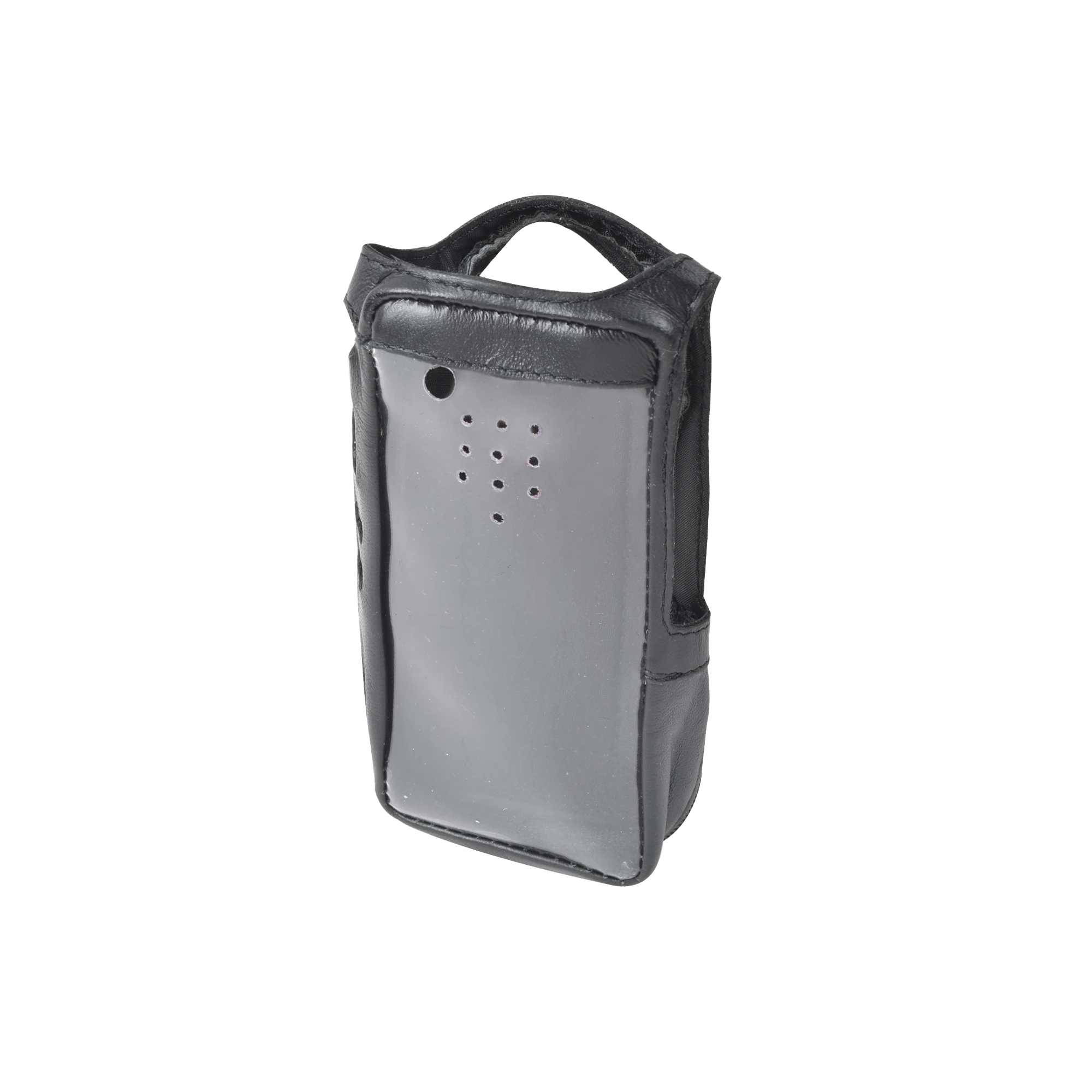 FUNDA DE PIEL REFORZADA, CON FRENTE TRANSPARENTE PARA SERIES NX-3000.-Accesorios para KENWOOD-SYSCOM-Bsai Seguridad & Controles