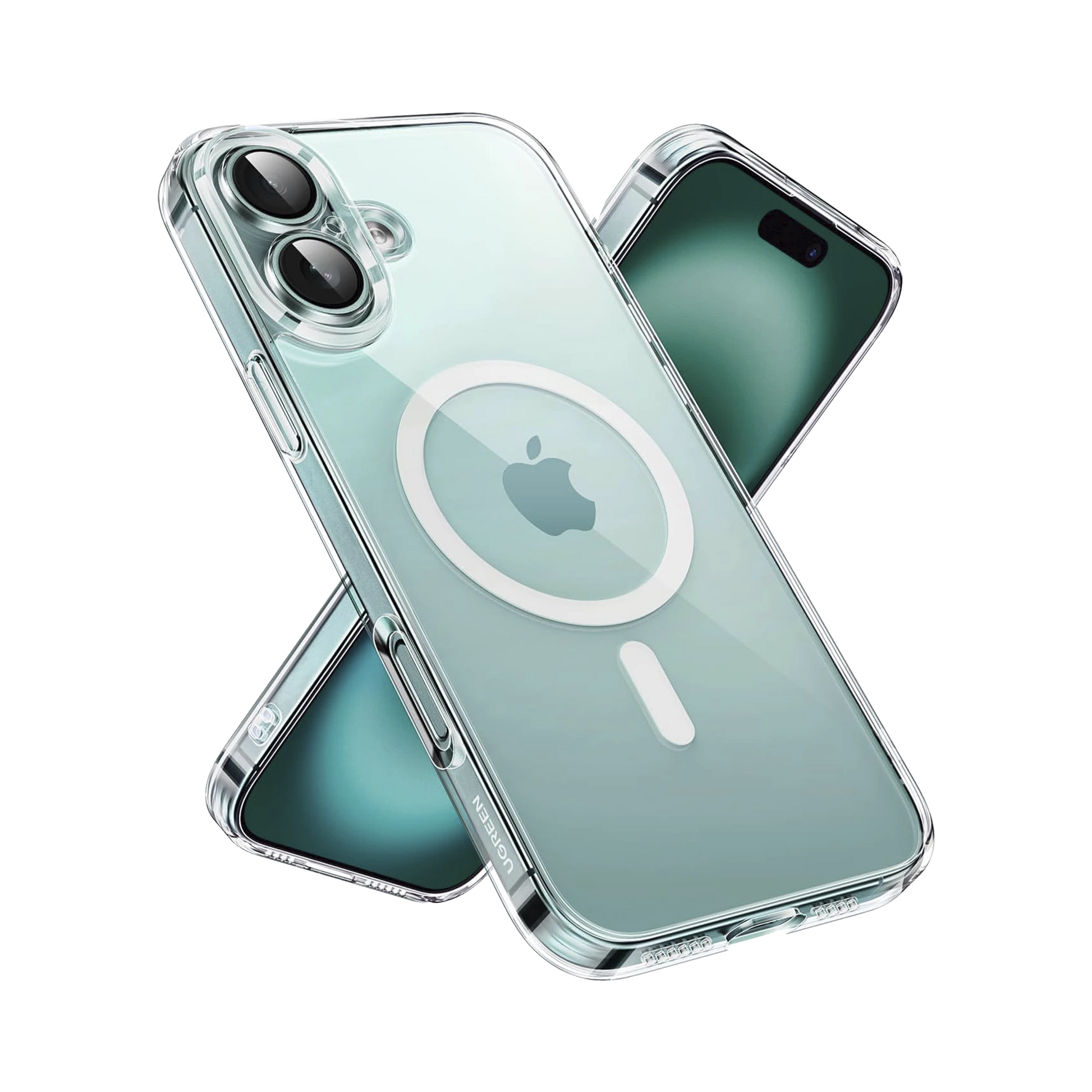 FUNDA PROTECTORA MAGNÉTICA TRANSPARENTE UGREEN CLASSY PARA IPHONE 16 PLUS (TRANSPARENTE)-Servidores / Almacenamiento-UGREEN-45926-Bsai Seguridad & Controles