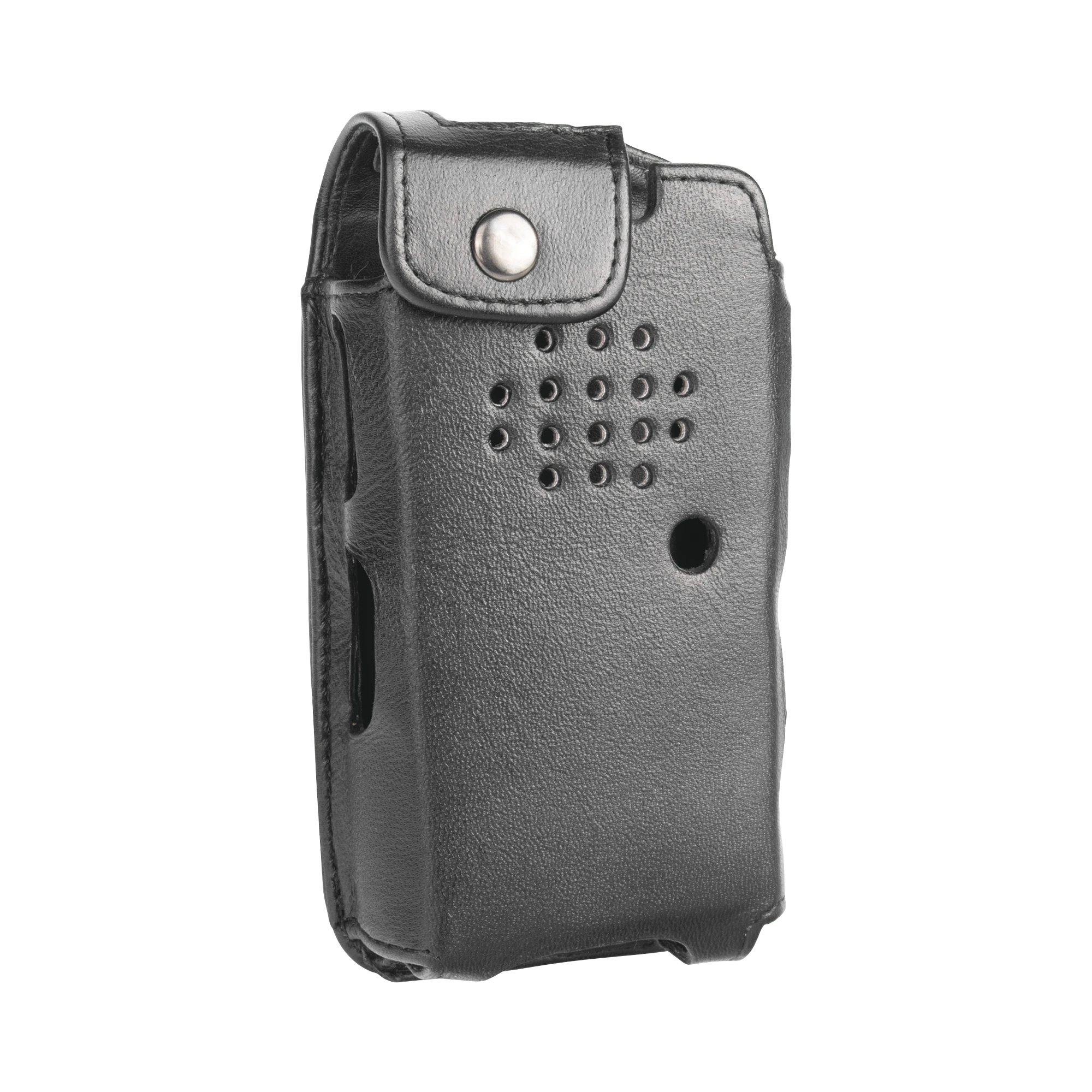 FUNDA REFORZADA DE PIEL PARA RADIOS TE-390.-Accesorios para KENWOOD-SYSCOM-Bsai Seguridad & Controles