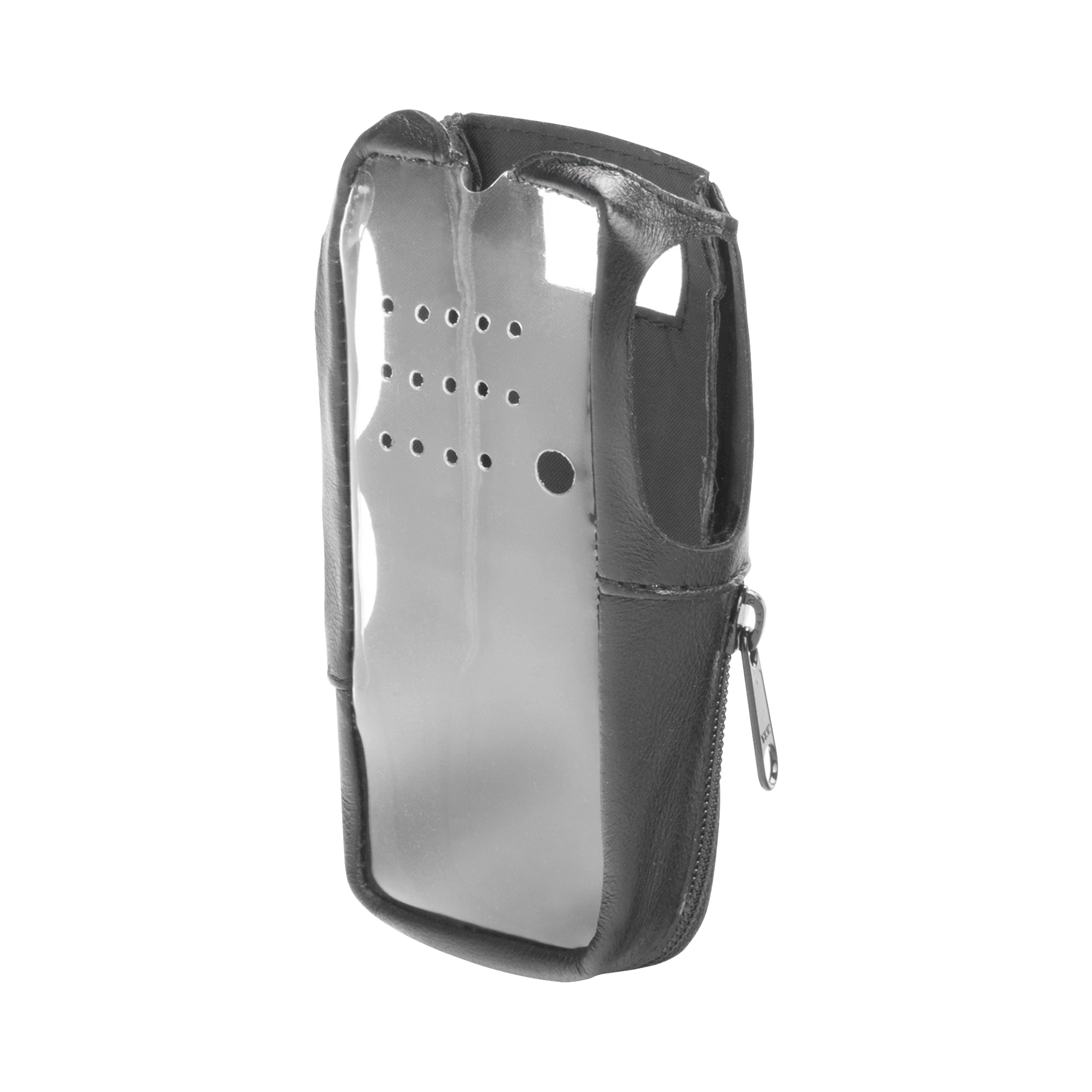 FUNDA REFORZADA DE PIEL PARA RADIOS TX-R50A.-Accesorios para KENWOOD-SYSCOM-Bsai Seguridad & Controles