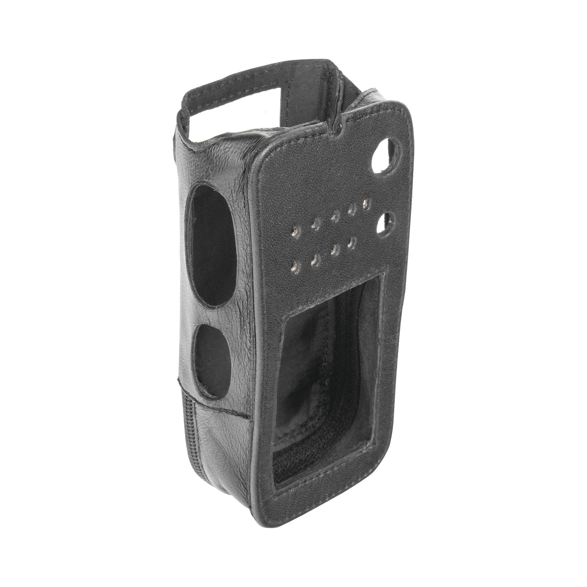 FUNDA REFORZADA DE PIEL PARA RADIOS TX-R59A4G.-Accesorios para KENWOOD-SYSCOM-Bsai Seguridad & Controles
