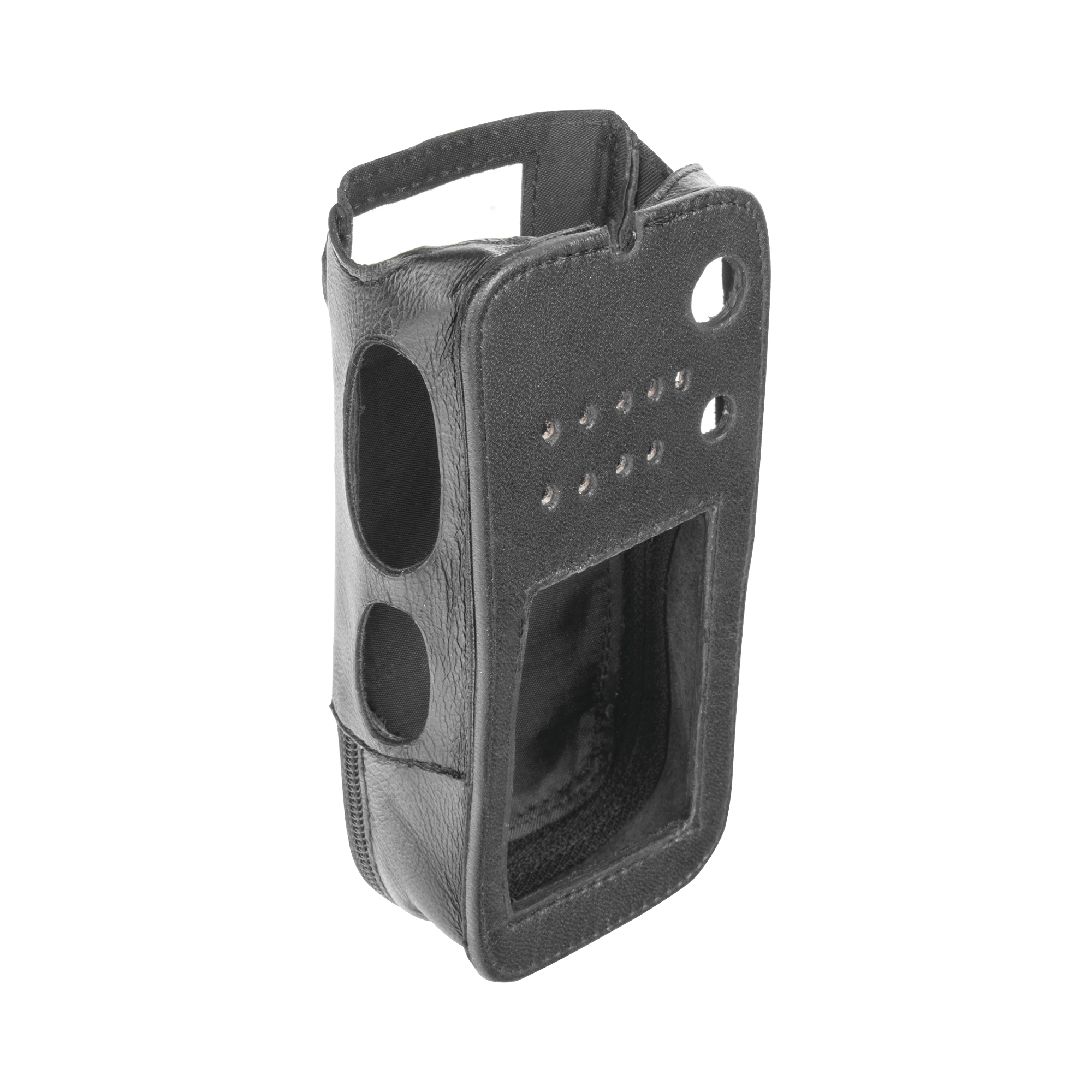 FUNDA REFORZADA DE PIEL PARA RADIOS TX-R59A4G.-Accesorios para KENWOOD-SYSCOM-Bsai Seguridad & Controles