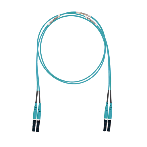 JUMPER DE FIBRA OPTICA MULTIMODO 50/125 OM3, LC-LC DUPLEX, LSZH (CERO HALÓGENOS), COLOR AQUA, 3 METROS-Fibra Óptica-PANDUIT-FX2ELLNLNSNM003-Bsai Seguridad & Controles