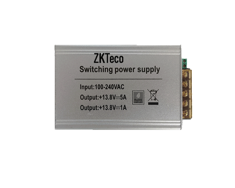 ZKTECO TPM005B - FUENTE DE PODER PARA GABINETE ZKTECO / 110V DE ENTRADA / 12V DE SALIDA / COMPATIBLE CON PANELES INBIO-Paneles de Control-ZKTECO-Bsai Seguridad & Controles