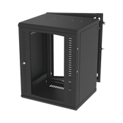 GABINETE ABATIBLE DE PARED (CON MARCO TRASERO) CON RACK 19" DE 16 UNIDADES. VENTANA DE CRISTAL TEMPLADO.-Racks y Gabinetes-LINKEDPRO BY EPCOM-Bsai Seguridad & Controles