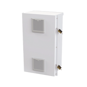 GABINETE ACERO GALV. PARA 2 BATERÍAS PL110D12 (400 X 730 X 300MM). PUERTA VENTILADA. ACC. PARA PISO O POSTE NO INCLUIDOS.-Gabinetes y Carcasas-EPCOM INDUSTRIAL-Bsai Seguridad & Controles