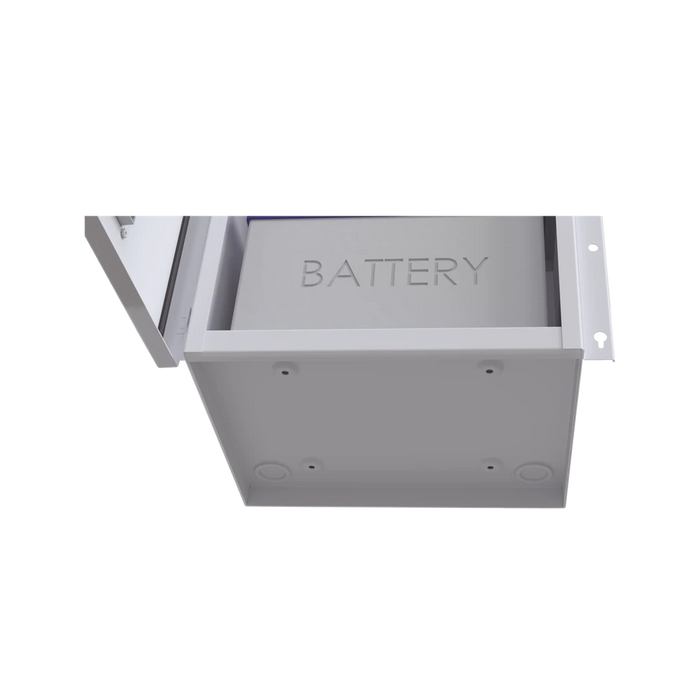 GABINETE ACERO GALV. PARA 2 BATERÍAS PL110D12 (400 X 730 X 300MM). PUERTA VENTILADA. ACC. PARA PISO O POSTE NO INCLUIDOS.-Gabinetes y Carcasas-EPCOM INDUSTRIAL-Bsai Seguridad & Controles