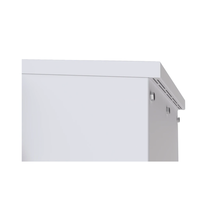 GABINETE ACERO GALV. PARA 2 BATERÍAS PL110D12 (400 X 730 X 300MM). PUERTA VENTILADA. ACC. PARA PISO O POSTE NO INCLUIDOS.-Gabinetes y Carcasas-EPCOM INDUSTRIAL-Bsai Seguridad & Controles