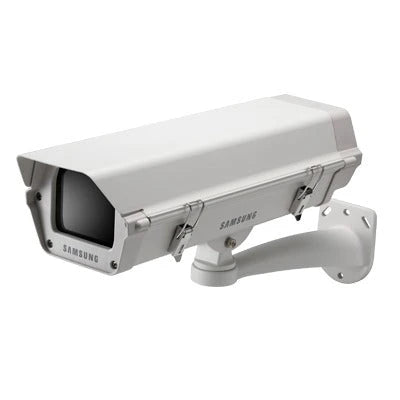 GABINETE CON BRAZO PARA CÁMARA TIPO CAJA-Accesorios Videovigilancia-HANWHA TECHWIN WISENET-Bsai Seguridad & Controles