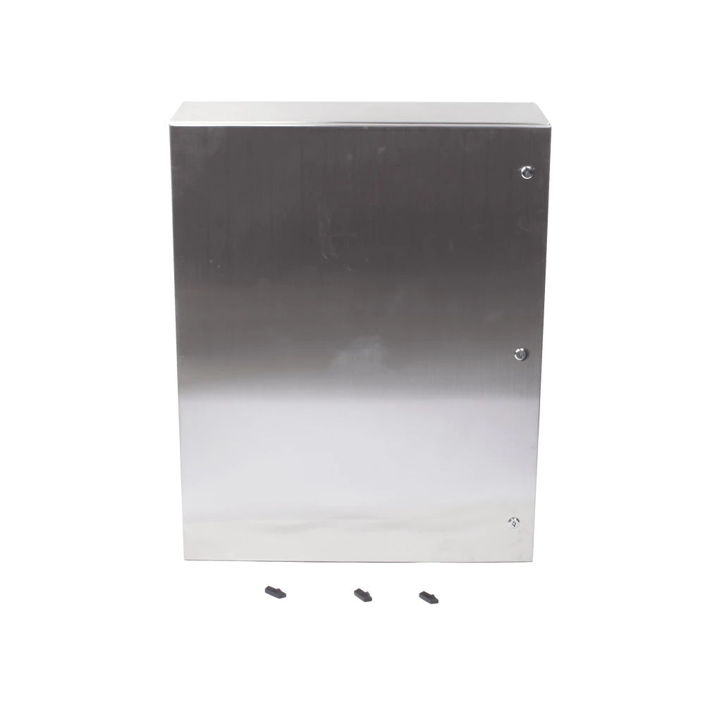 GABINETE DE ACERO INOXIDABLE IP66 USO EN INTEMPERIE (800 X 1000 X 300 MM) CON PLACA INTERNA GALVANIZADA.-Gabinetes para Exterior-PRECISION-Bsai Seguridad & Controles