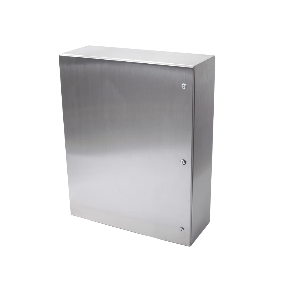 GABINETE DE ACERO INOXIDABLE IP66 USO EN INTEMPERIE (800 X 1000 X 300 MM) CON PLACA INTERNA GALVANIZADA.-Gabinetes para Exterior-PRECISION-Bsai Seguridad & Controles
