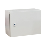 GABINETE DE ACERO IP66 USO EN INTEMPERIE (500 X 300 X 300 MM) CON PLACA TRASERA INTERIOR METÁLICA Y COMPUERTA INFERIOR ATORNILLABLE (INCLUYE CHAPA Y LLAVE T). IDEAL PARA CENTROS DE CARGA Y TABLEROS DE CONTROL-Racks y Gabinetes-PRECISION-PST-5030-30A-Bsai Seguridad & Controles