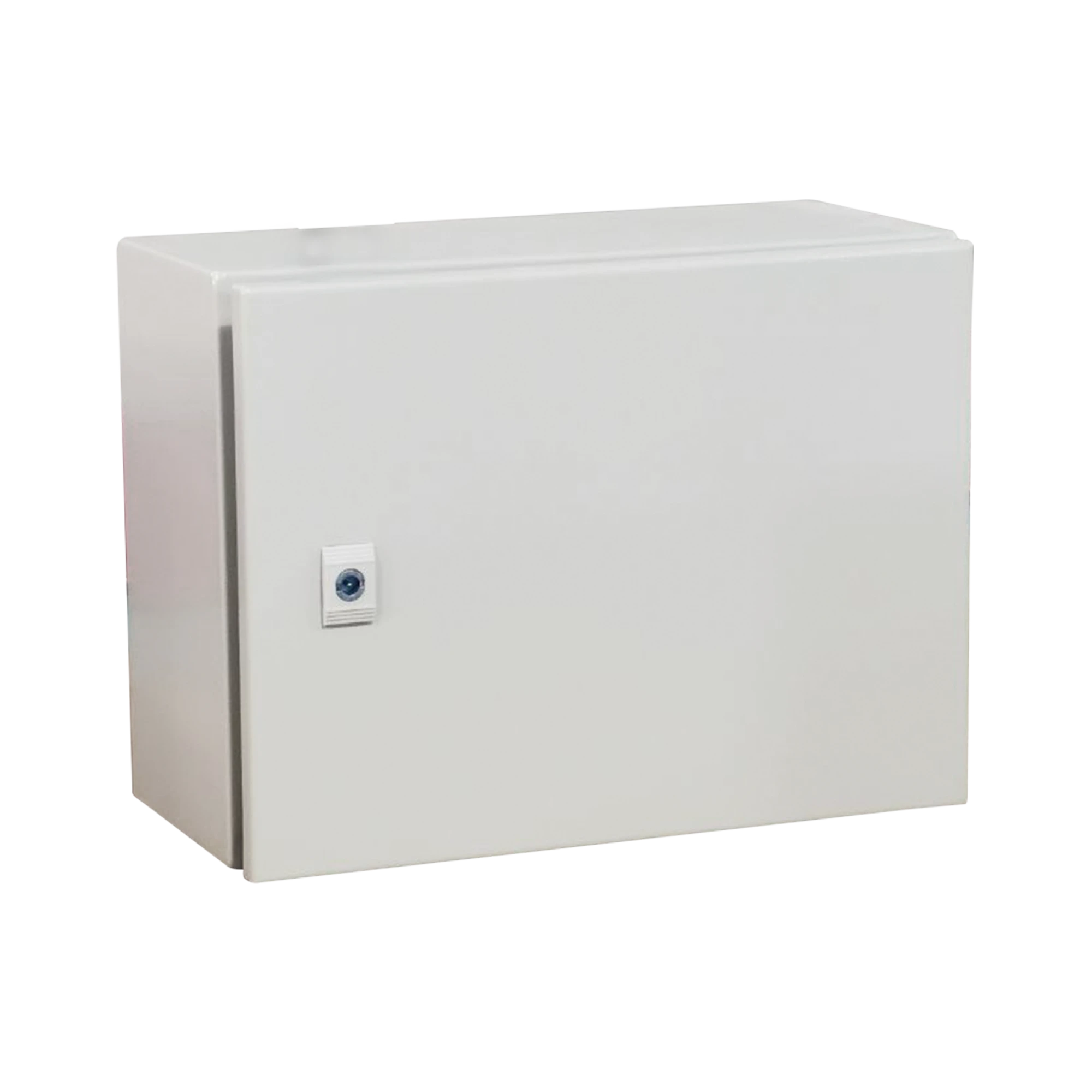 GABINETE DE ACERO IP66 USO EN INTEMPERIE (500 X 300 X 300 MM) CON PLACA TRASERA INTERIOR METÁLICA Y COMPUERTA INFERIOR ATORNILLABLE (INCLUYE CHAPA Y LLAVE T). IDEAL PARA CENTROS DE CARGA Y TABLEROS DE CONTROL-Racks y Gabinetes-PRECISION-PST-5030-30A-Bsai Seguridad & Controles