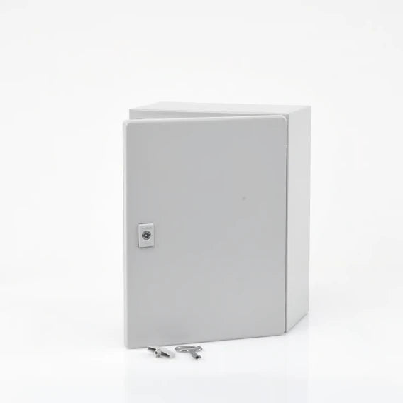 GABINETE DE ACERO, NEMA 4 -IP 66 DE 40 X 30 X 20 CM CON PLATINA Y CERTIFICADO UL.-Racks y Gabinetes-ANCLO-Bsai Seguridad & Controles