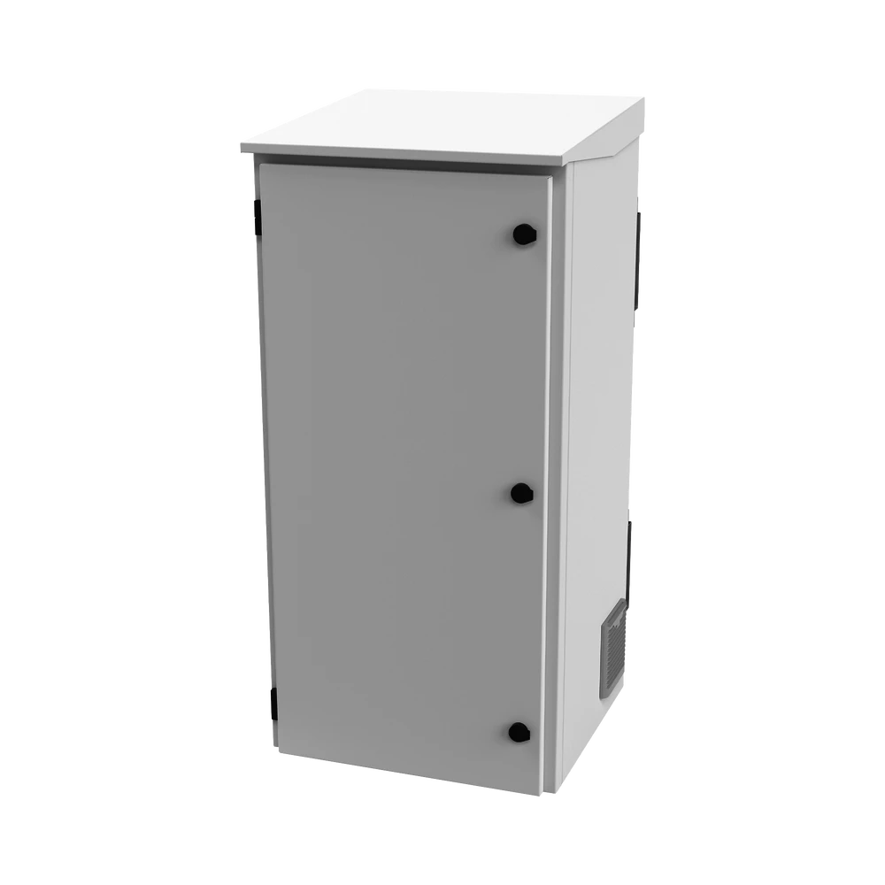 GABINETE DE EXTERIOR CON RACK DE 19 DE 24U CON VENTILADORES Y TERMOSTATO (MONTAJE A POSTE O TORRE SE VENDE POR SEPARADO).-Racks y Gabinetes-LINKEDPRO BY EPCOM-Bsai Seguridad & Controles