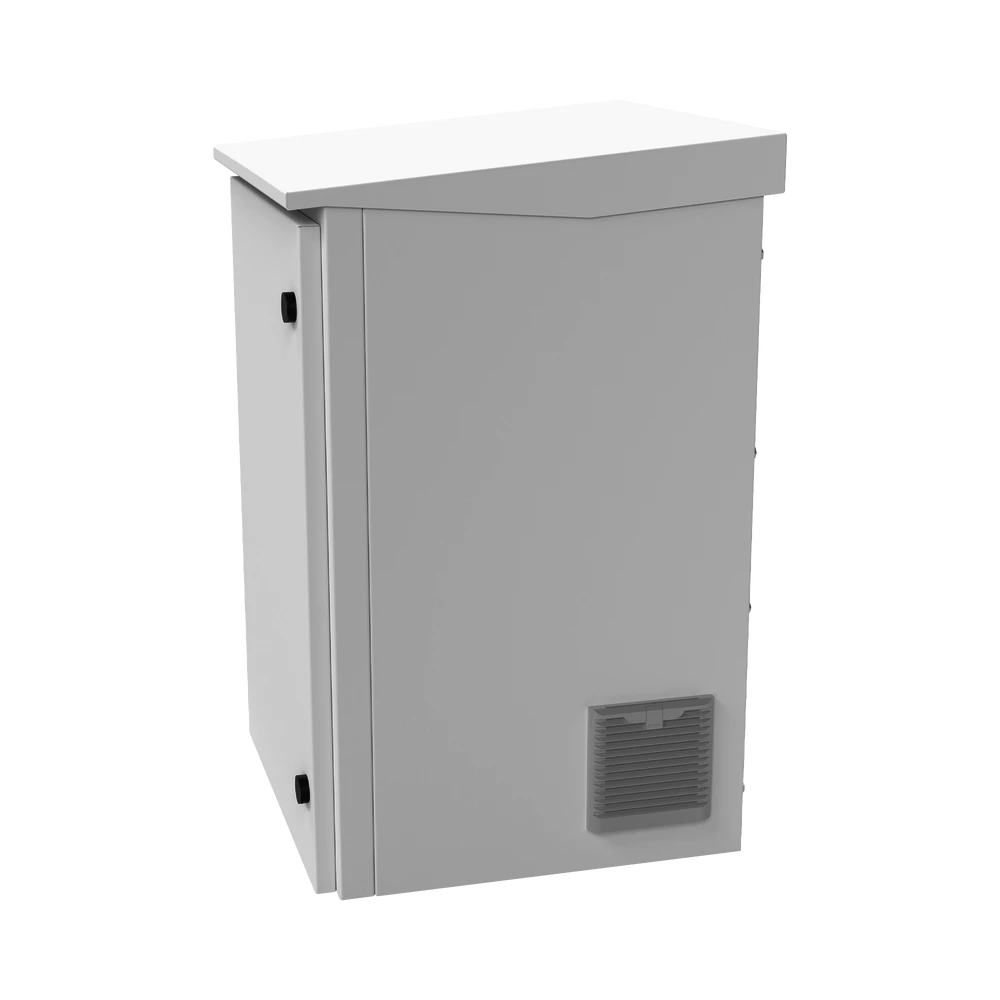 GABINETE DE EXTERIOR CON RACK DE 19 DE 24U CON VENTILADORES Y TERMOSTATO (MONTAJE A POSTE O TORRE SE VENDE POR SEPARADO).-Racks y Gabinetes-LINKEDPRO BY EPCOM-Bsai Seguridad & Controles