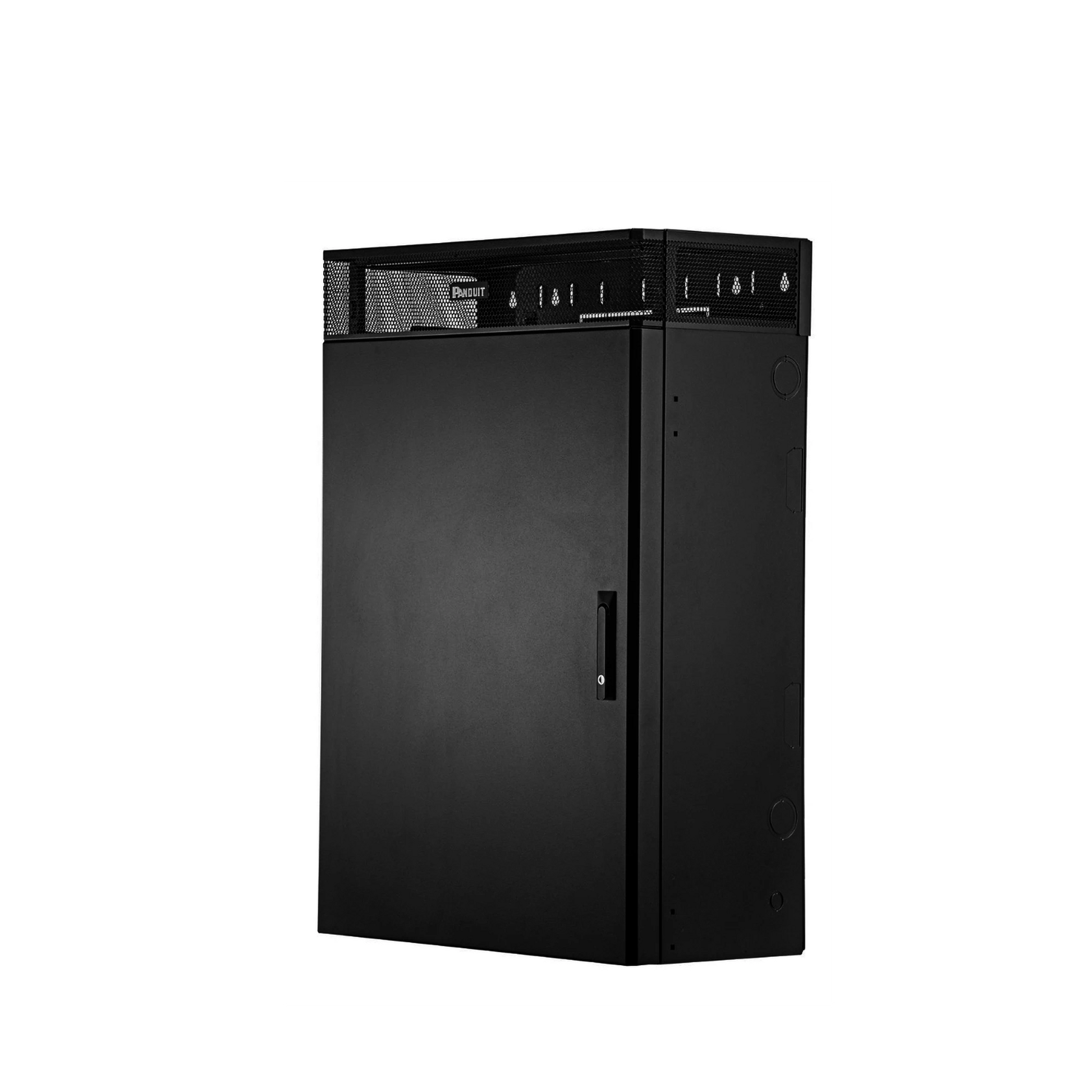 GABINETE DE MONTAJE EN PARED TRUEEDGE?, CON 6 UR PARA EQUIPO ACTIVO Y 6 UR PARA PANELES DE PARCHEO, FABRICADO EN ACERO, COLOR NEGRO-Racks y Gabinetes-PANDUIT-Bsai Seguridad & Controles