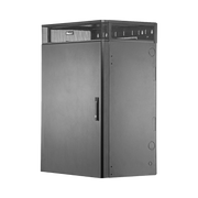 GABINETE DE MONTAJE EN PARED TRUEEDGE™, CON 9 UR PARA EQUIPO ACTIVO Y 9 UR PARA PANELES DE PARCHEO, FABRICADO EN ACERO, COLOR NEGRO-Racks y Gabinetes-PANDUIT-Bsai Seguridad & Controles